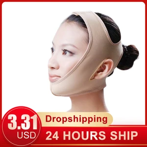 Маска-повязка для подтяжки лица от двойного подбородка