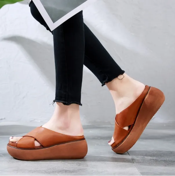 Сандалии женские летние для увеличения роста легкая Повседневная пляжная обувь