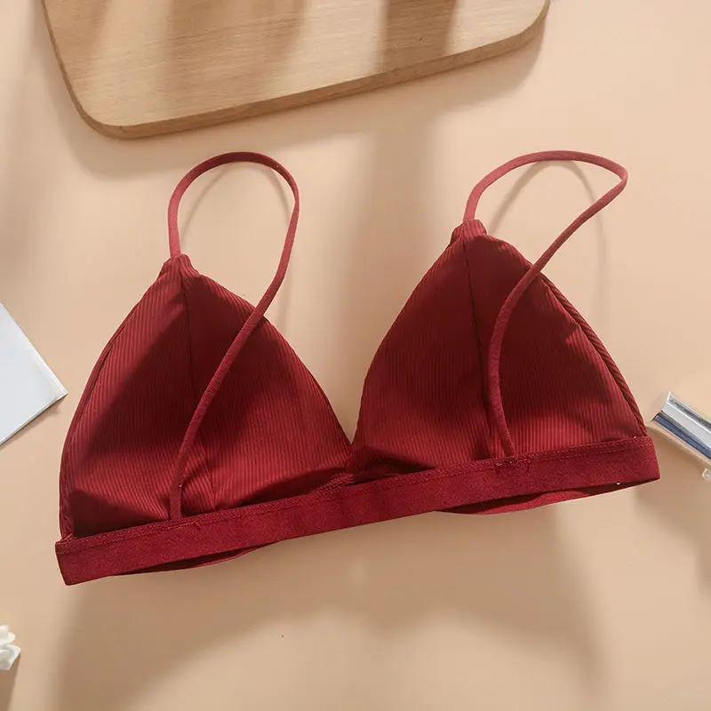 

Wavsiyier Sexy Wireless Underwear 2021 Lingerie Top Plus Size Bralette Sleepwear Brassiere Seamless Bra Women Silk Push Up Bra