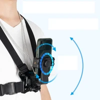adjustable action camera holder chest strap mount head strap belt for gopro hero 10 9 8 7 5 yi dji insta360 iphone huawei xiaomi