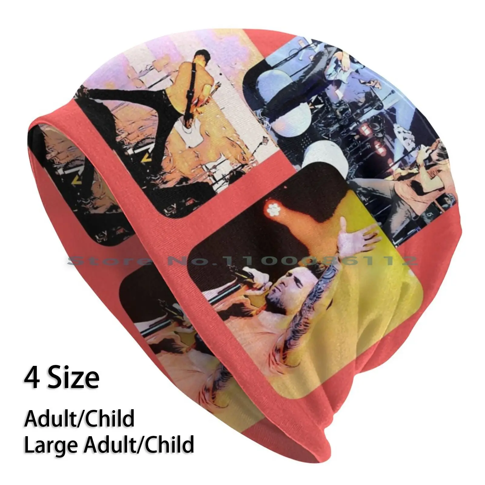 

Вязаная шапка с изображением Адама Джесси Джеймс ПЖ сам Микки Мэтт 5 пять концертов поп-тур живых голосов вязаная шапка без козырька шапка п...