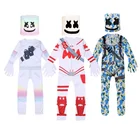 Костюмы DJ Marshmello Fortnitess, детские комбинезоны, Женский Рождественский костюм, костюмы для вечерние и Косплея