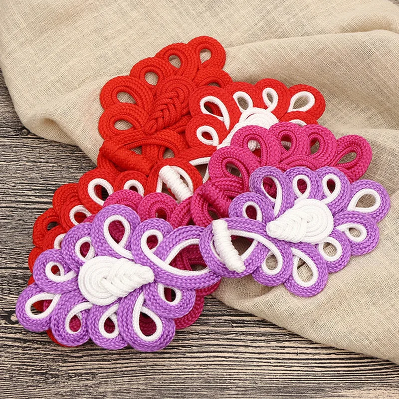 Многоцветные китайские пуговицы в виде лягушки форме рождественской елки банта