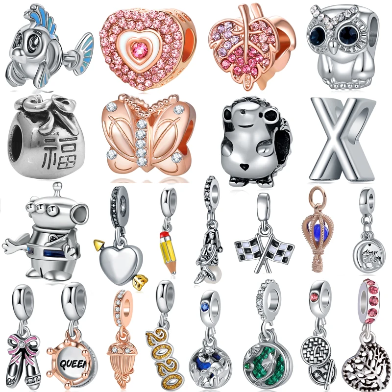 Осень 2019 Новые моменты цветок подвеска бусины подходит для браслета ожерелье