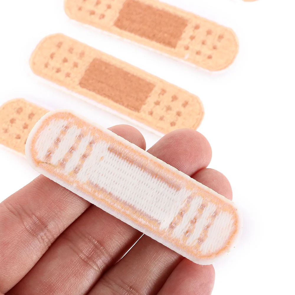 Нашивки с сердечками для одежды DIY в полоску железной аппликацией наклейки