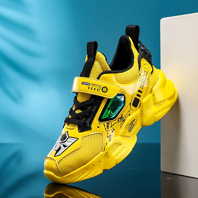 Кроссовки детские дышащие для мальчиков теннисная обувь бега повседневная