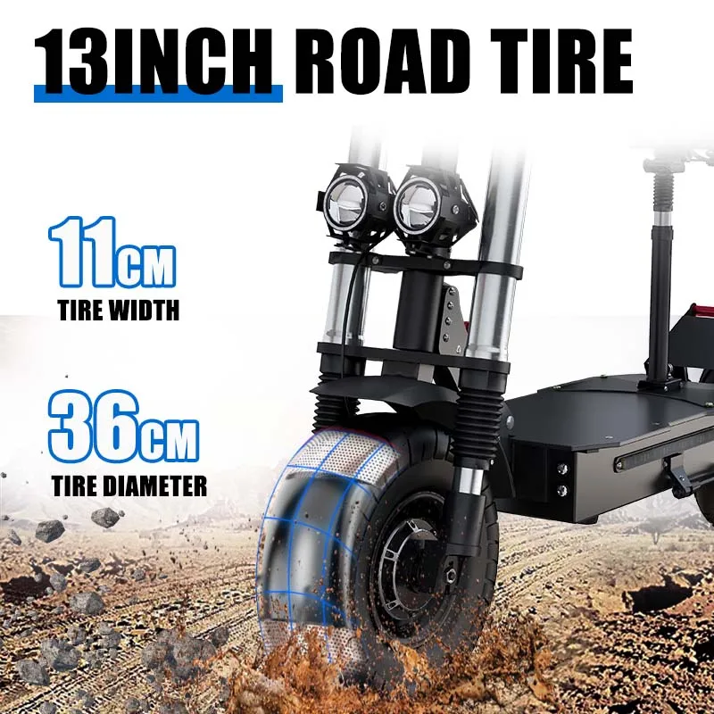 Электрический Скутер Складной 6000 Вт 60 В 85 км/ч | Спорт и развлечения