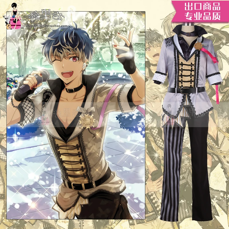 Аниме Idolish7 Re:vale 3-й юбилей день Святого Валентина униформа для пения Cospaly Костюм H |