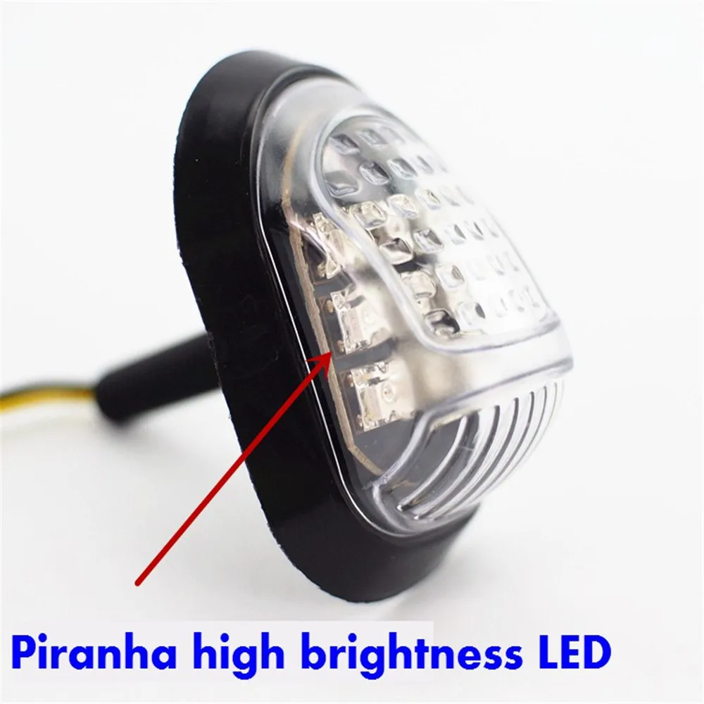 OLPAY мотоциклетные 12 В СВЕТОДИОДНЫЕ ПОВОРОТНЫЕ сигналы лампа Световой индикатор