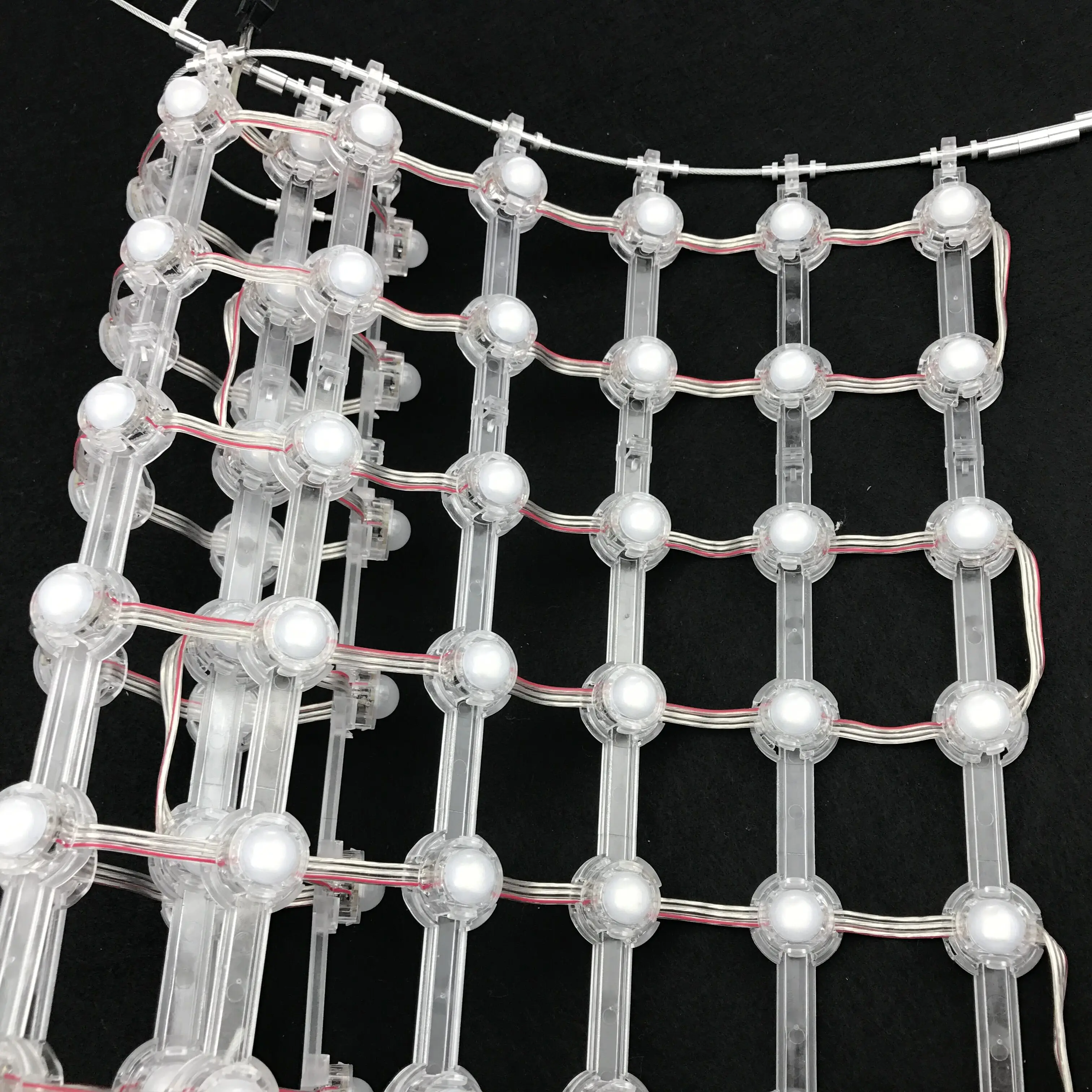 Светодиодный пиксельный матрица с шагом 55 мм 12 В постоянного тока WS2815 IC диаметр 20