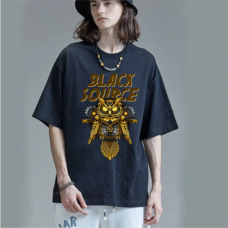 Футболка в стиле хип-хоп с изображением героев мультфильма Заснеженная Сова |