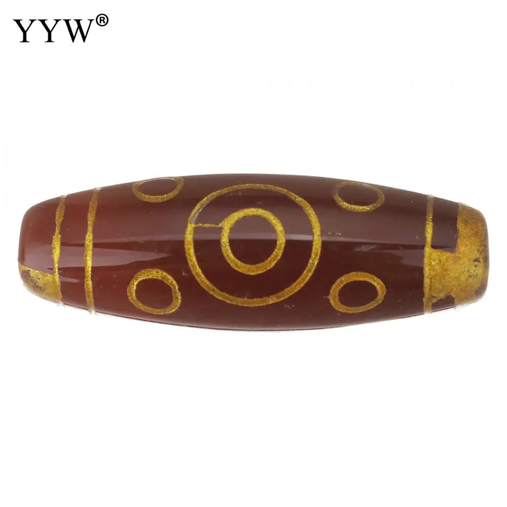 

10 Styles 5pcs/Lot Natural Tibetan Agate Dzi Beads Eyes 10x30x10mm Brown Antique Agates Beads Diy Bracelets Jewelry Suppliers