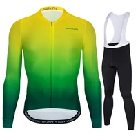 keyiyuan men pro cycling wear long sleeved bib cycling jersey mountain team clothing tenue vtt sprzet jazda na rowerze maglie