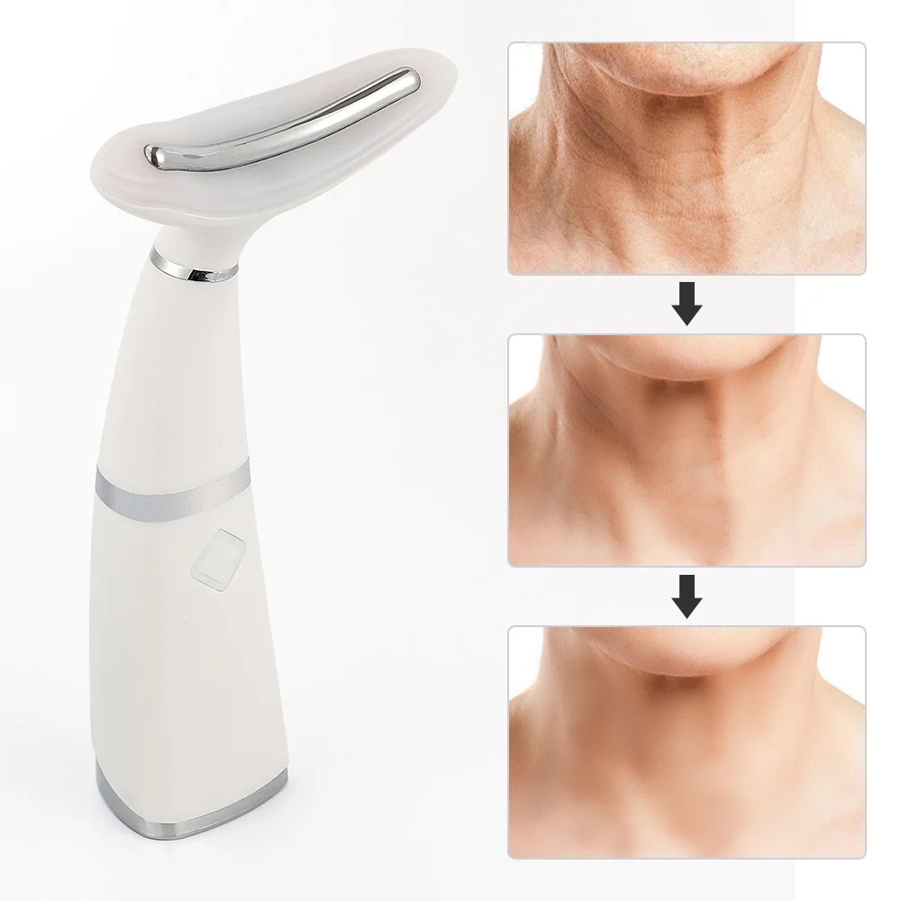 

Remove Double Chin Neck Device LED Photon Heating Therapy Anti-Wrinkle Neck Care Tool Vibration Skin Lifting Tightening Massager