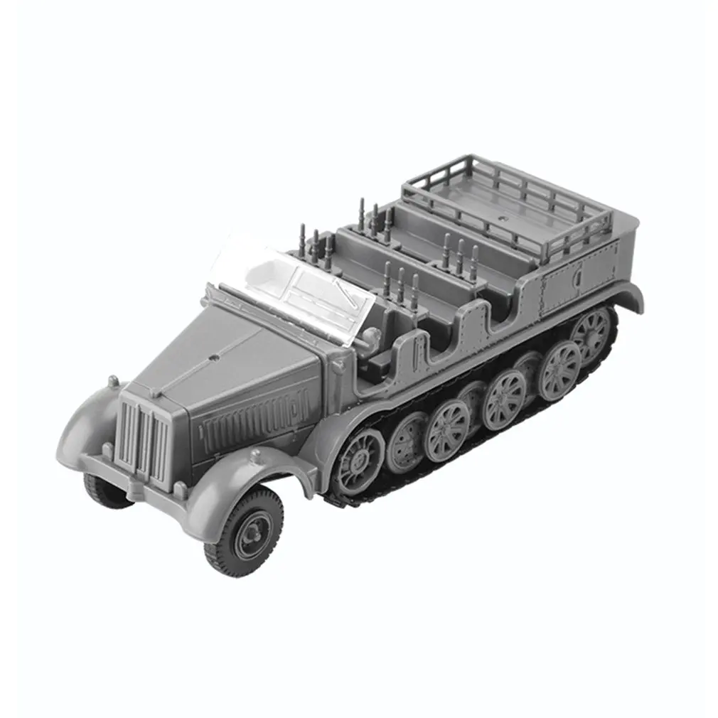 

1:72 M35 Military Truck 4D Wheeled Armored Vehicle Rubber-free Assembly Model Military Toy Car Gifts for Kids Boy