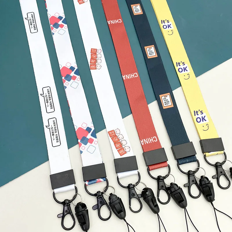 

Cartoon 2 In 1 Lanyard Keychain Strap Neck Avocado for Phone Case Credential Badge Bus ID Card Holder Retractable Hang Key Chain