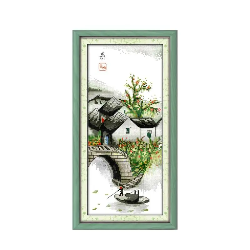 Joy Sunday Landscape Pictures набор хлопковых нитей для вышивки крестом Набор рукоделия