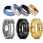 2021 модные кольца из нержавеющей стали для мужчин, аксессуары, очаровательные ювелирные изделия, корейский обручальный браслет, подарок на вечеринку, мужское кольцо