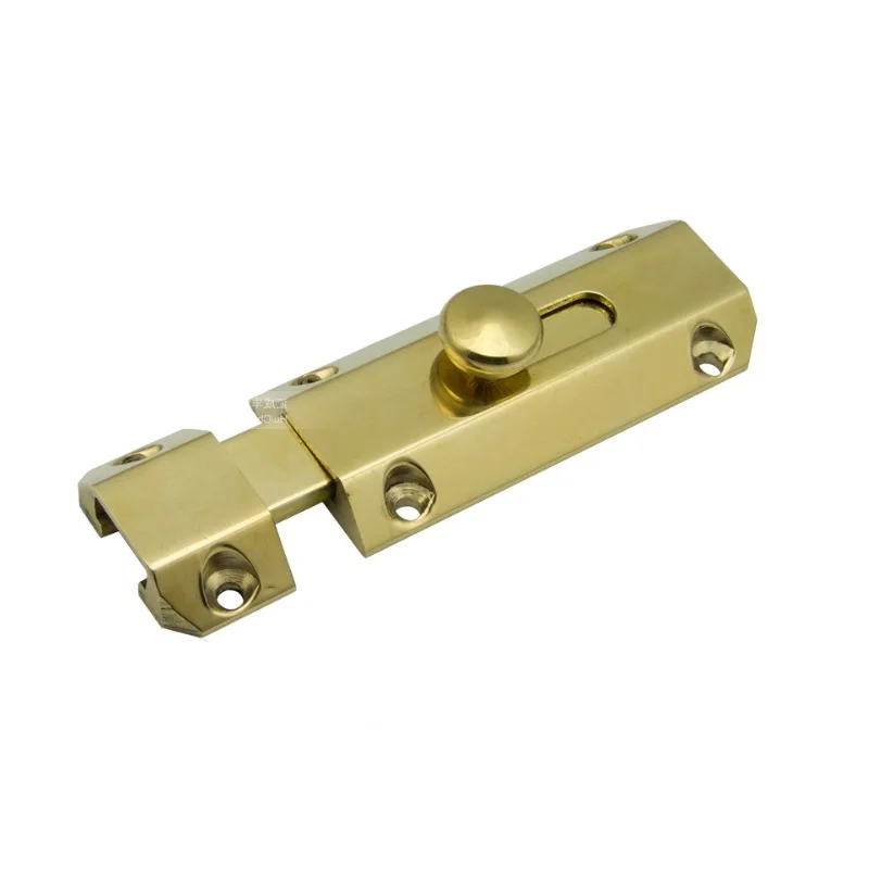 2 шт./лот 3 дюймовая дверная защелка замок для раздвижной двери защитный латунный
