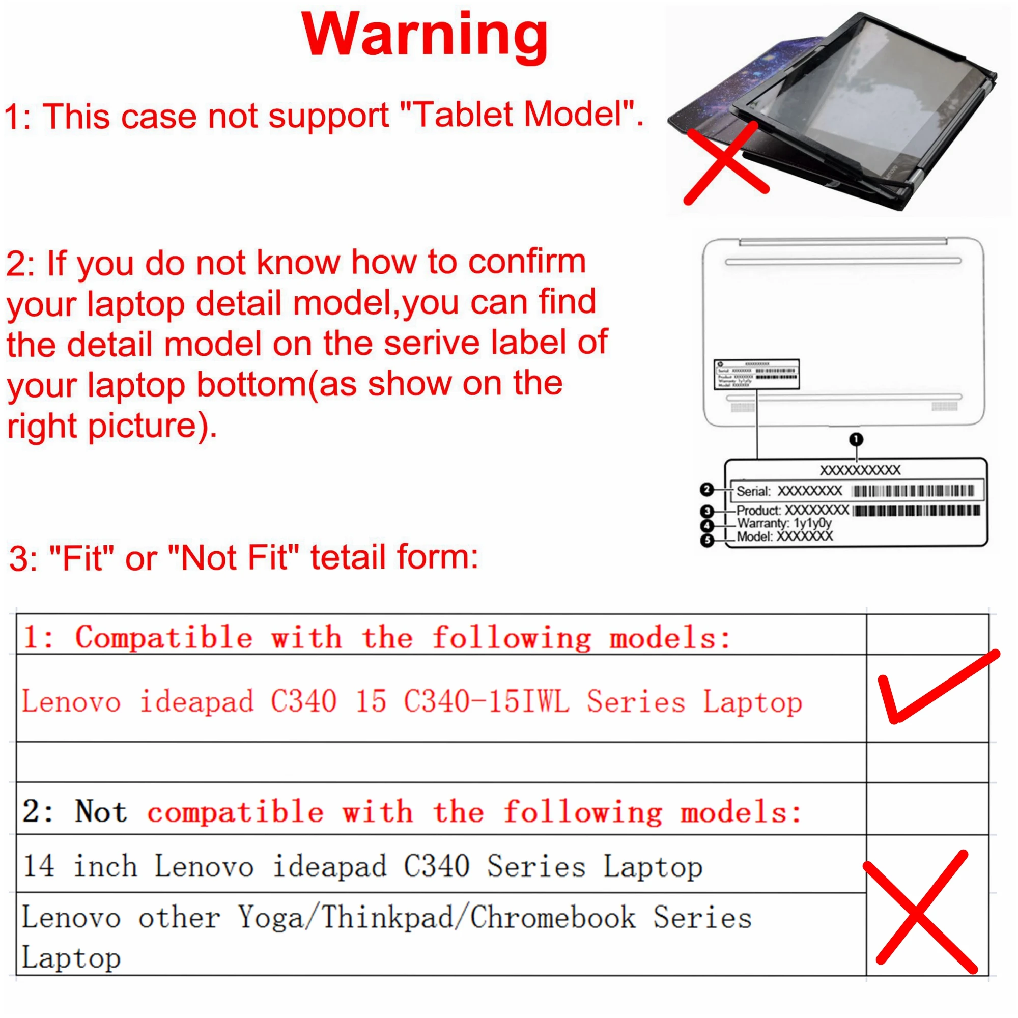 Защитный чехол Alapmk для ноутбука 15," lenovo ideapad C340 15 C340-15IWL [не подходит для ноутбука ideapad C340 14 дюймов]