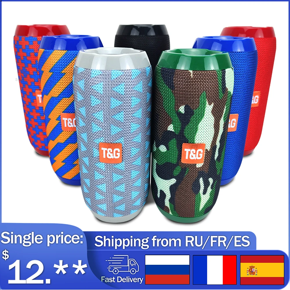 Bluetooth Колонка TG117 Водонепроницаемая портативная с поддержкой TF карты и FM радио 1200