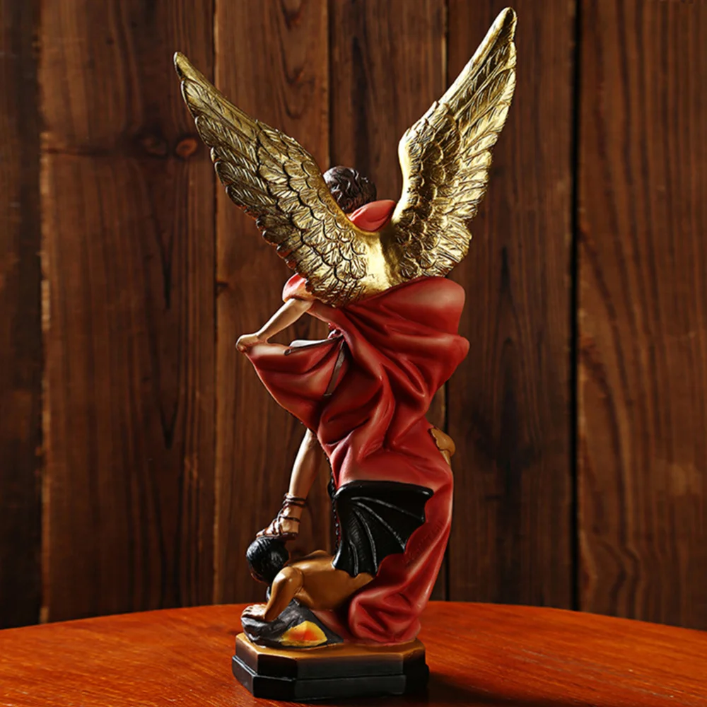 

Catholicism Kill Demons Statue Creative Angel Figurine Premium Angel Figurine