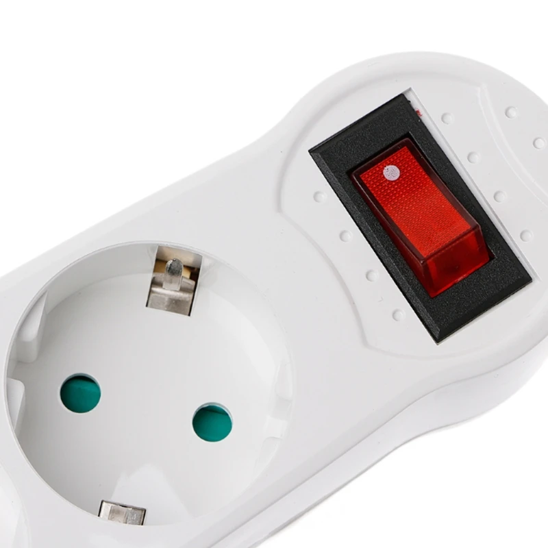 Двойной Порты USB 1 до 3 Way ЕС Стандартный Мощность адаптер розеток пористый