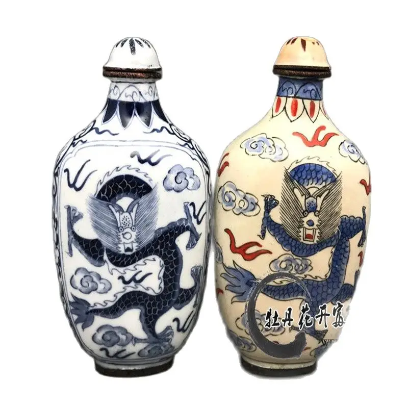 Античная фарфоровая табак бутылка бутик подарок из высококачественной меди шины