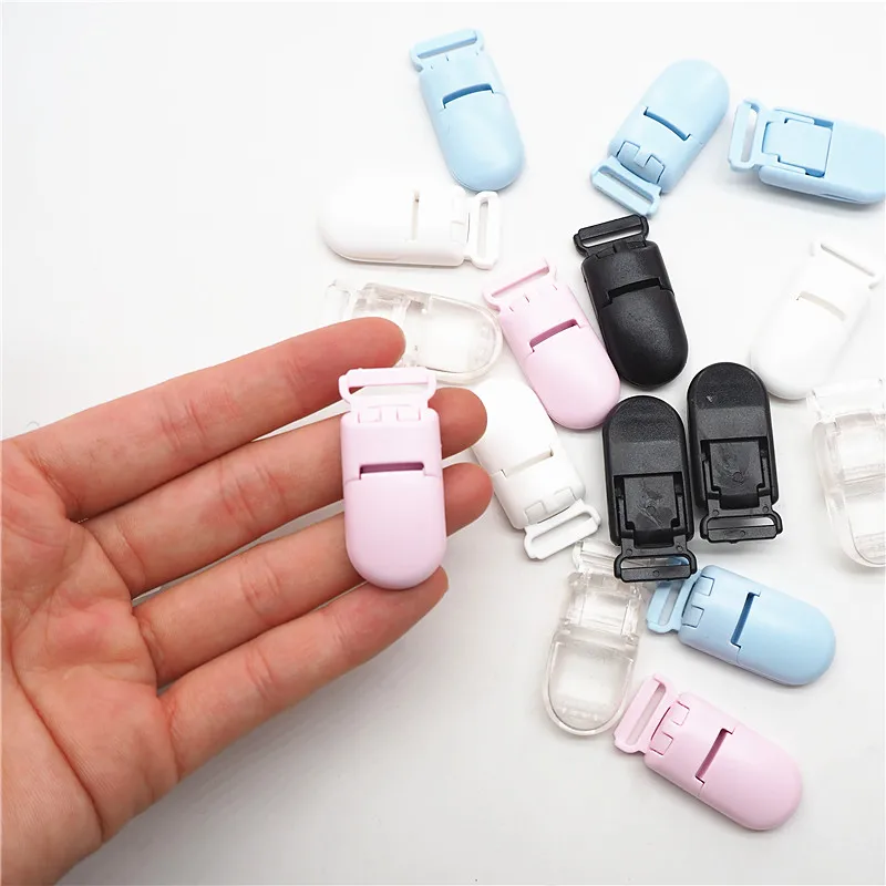 Kam 15mm Clip Chenkai 50 шт. прозрачные силиконовые детские соски крепление мам O кольца NUK пустышки соединительные кольца DIY игрушки Аксессуары BPA бесплатно - Цвет: Kam 15mm Clip