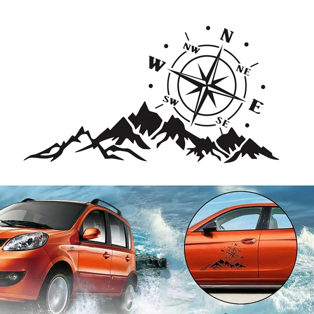 

65cm X 35cm Car Sticker Auto Hood Decal Black Decorative Vinyl Graphics