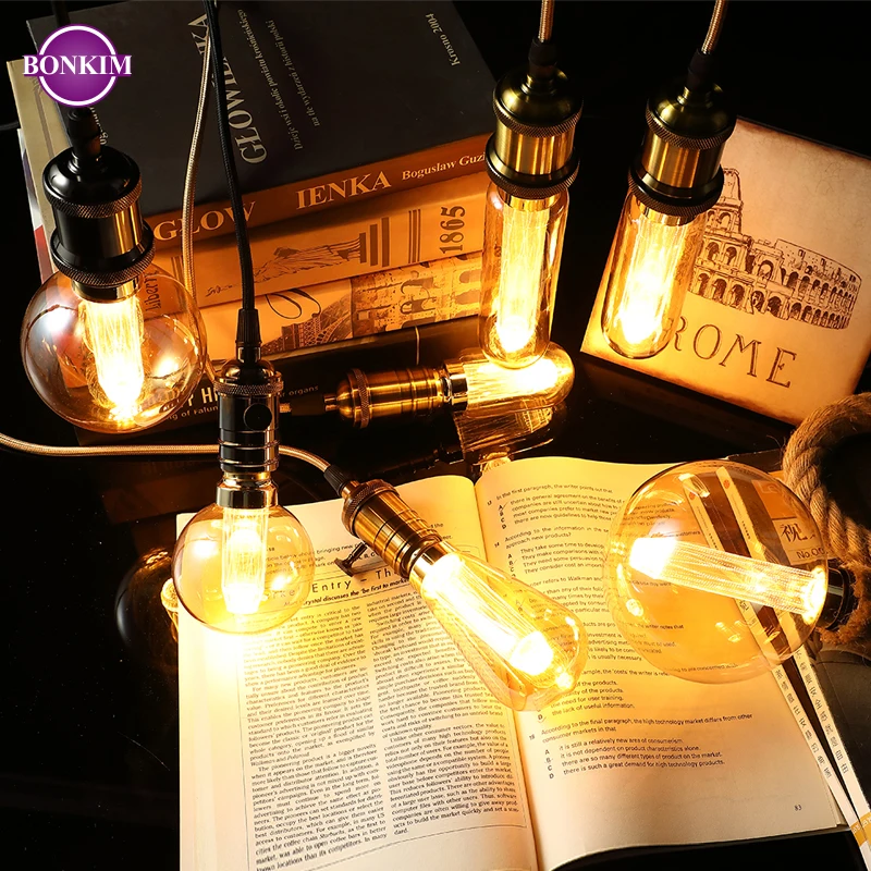 Светодиодный декоративный лампы E27 AC 220V проведены светильник энергосберегающие