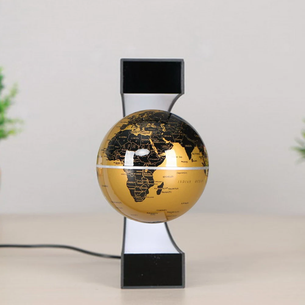 Магнитная левитационная подвеска в виде глобуса география домашний офисный стол
