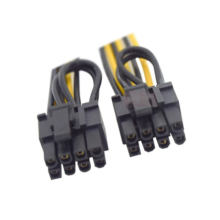 1 шт. Molex 6-контактный разъем PCI Express zu 2 x PCIe 8 (6 + 2) ШТЫРЬКОВАЯ графическая карта