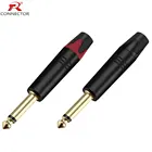 50 шт.25 пар, разъём для микрофона 6,35 мм