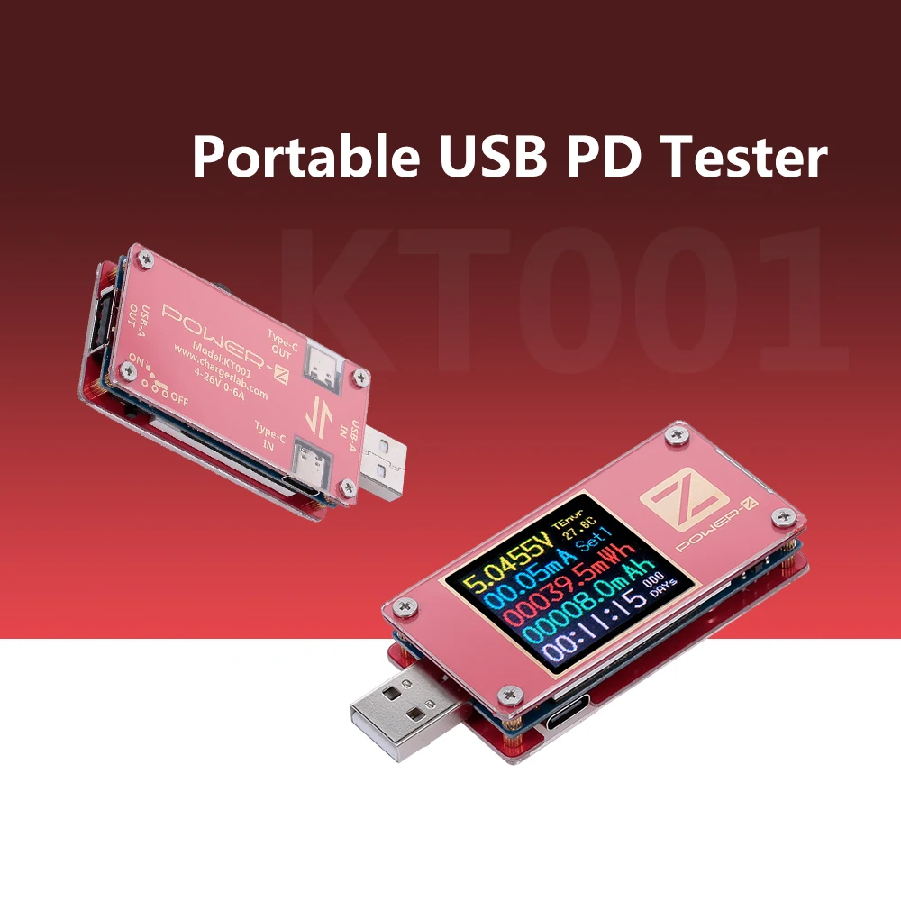 ChargerLAB POWER-Z PD тестер USB для идентификации MFi Decoy Instrument KT001 | Компьютеры и офис