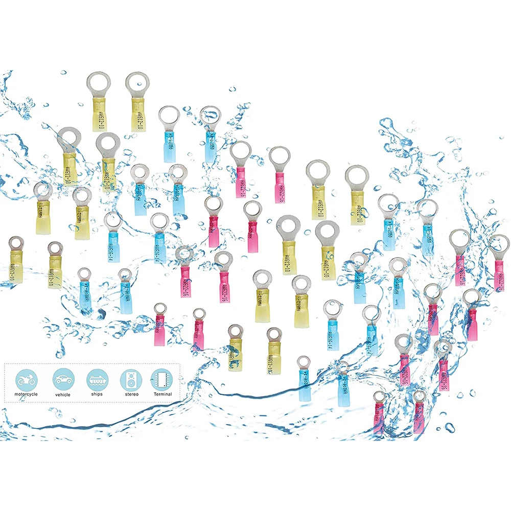 360 шт. Термоусадочные кольцевые коннекторы для проводов | Обустройство дома