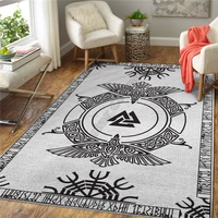 viking tattoo eagle rug 3d all over printed carpet mat living room flannel bedroom non slip floor rug 03