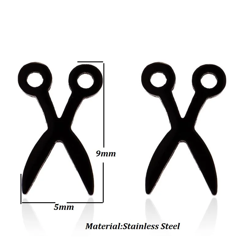 FENGLI украшение в виде ножниц стиле &quotпанк&quot капель с кристаллами форме женские