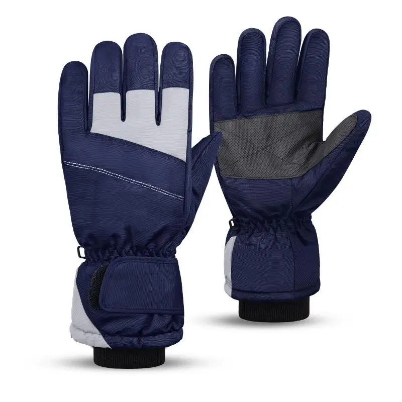 New Winter Ski Gloves Adult Windproof and Waterproof Men and Women Winter Riding Cold and Warm Ski Padded Gloves
