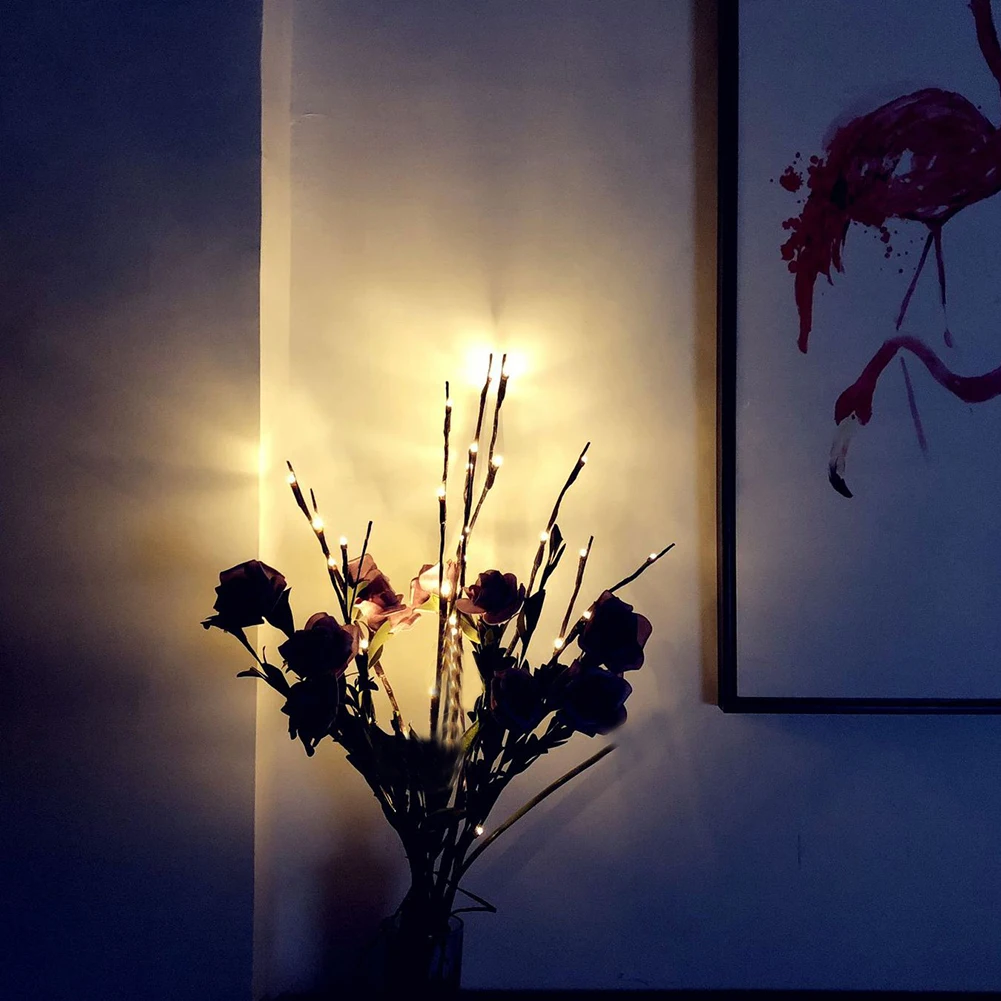 Светодиодный светильник из медной проволоки с жемчугом и елкой украшения для