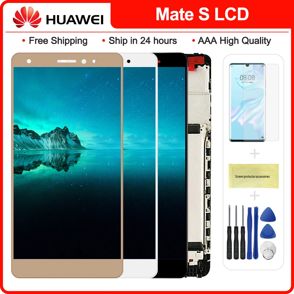 ЖК-дисплей 5 дюйма для Huawei Mate S сенсорный экран дигитайзер в сборе с рамкой CRR-UL00