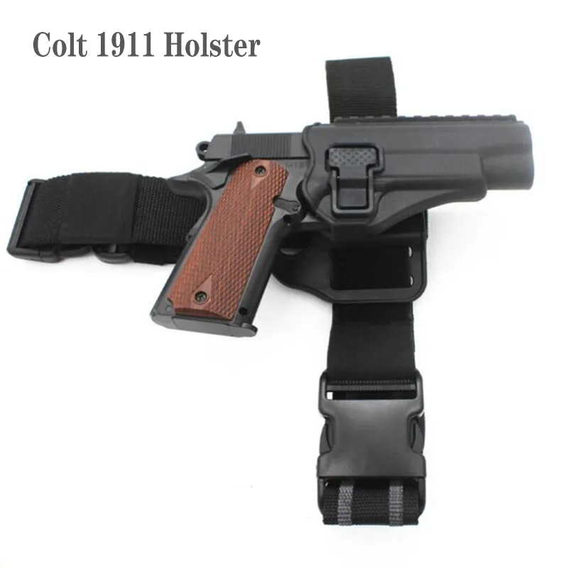 

Тактическая кобура для пистолета на бедро для Colt 1911 Airsoft поясная кобура для пистолета чехол для страйкбола Охотничьи аксессуары