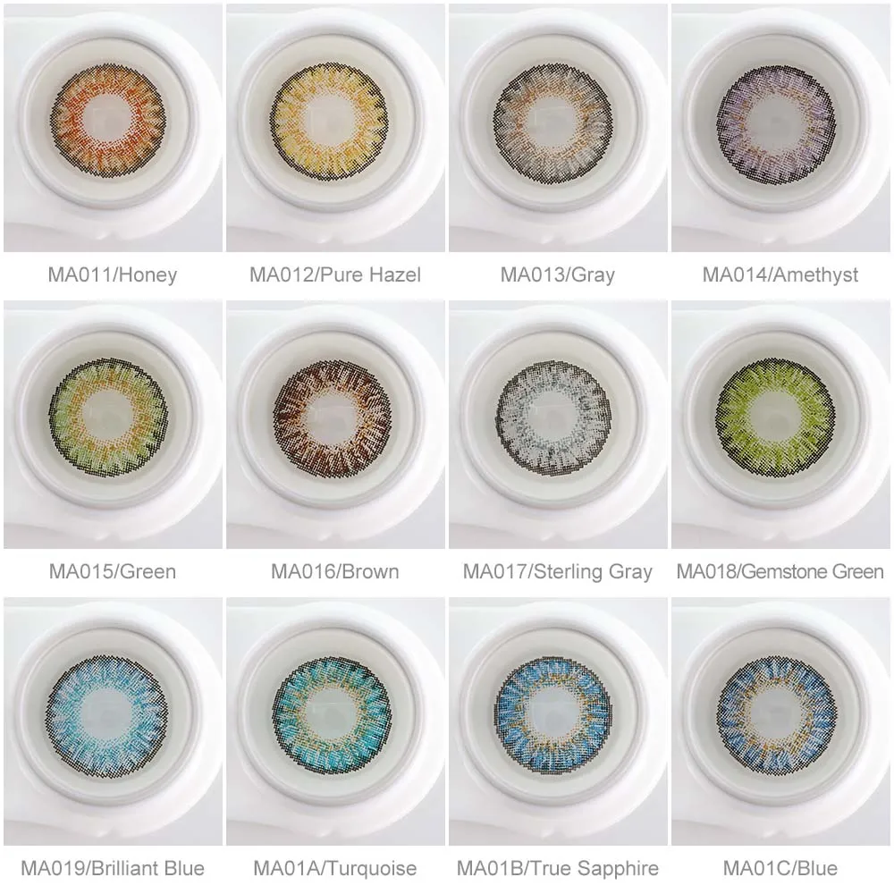 2 шт./пара контактные линзы для глаз натуральный Красота макияж ежегодно очки