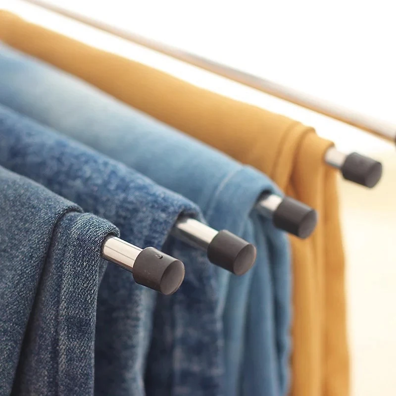 Распродажа вешалки для брюк из нержавеющей стали одежды хранения сушки