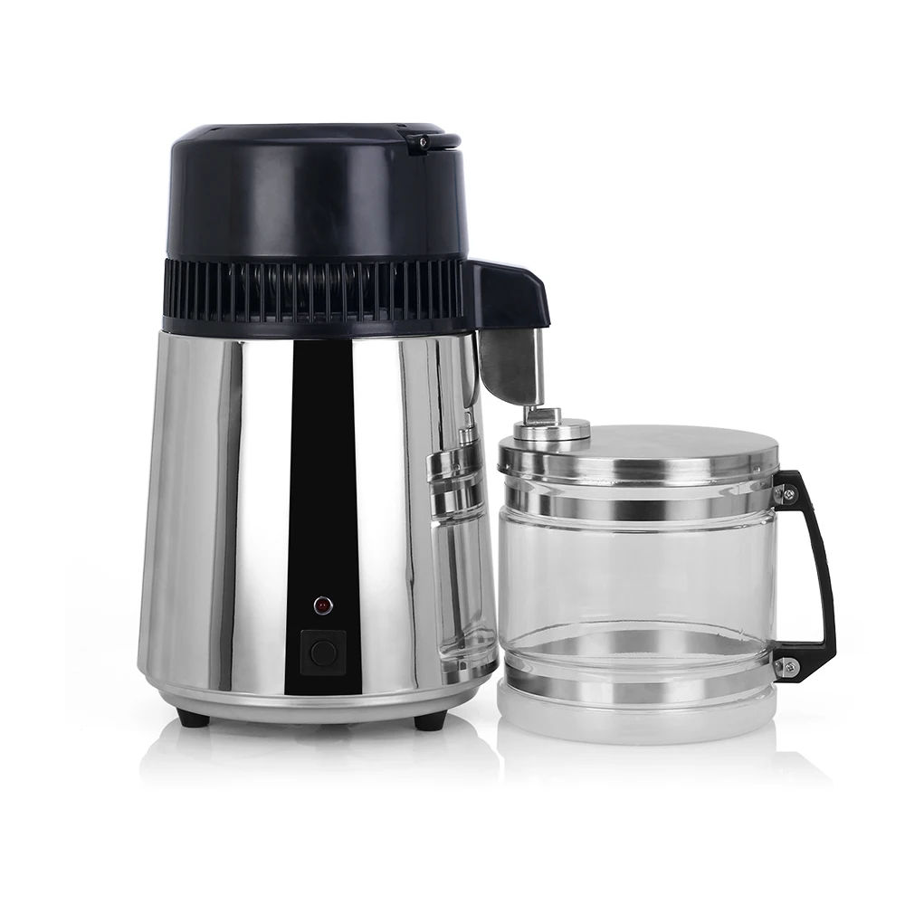 Дистиллятор для очистки воды фильтр нержавеющая сталь стекло углеродный 4