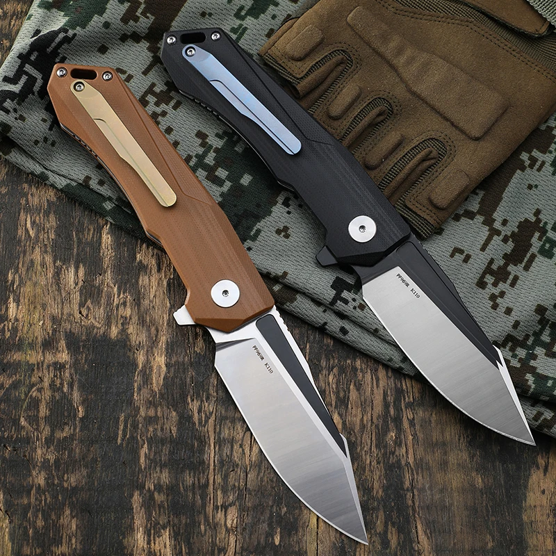 Petrified fish 969 K110 стальное лезвие керамические шариковые складные ножи G10 Ручка