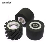1 piece 7550mm rubber contact wheel belt grinder backstand idler