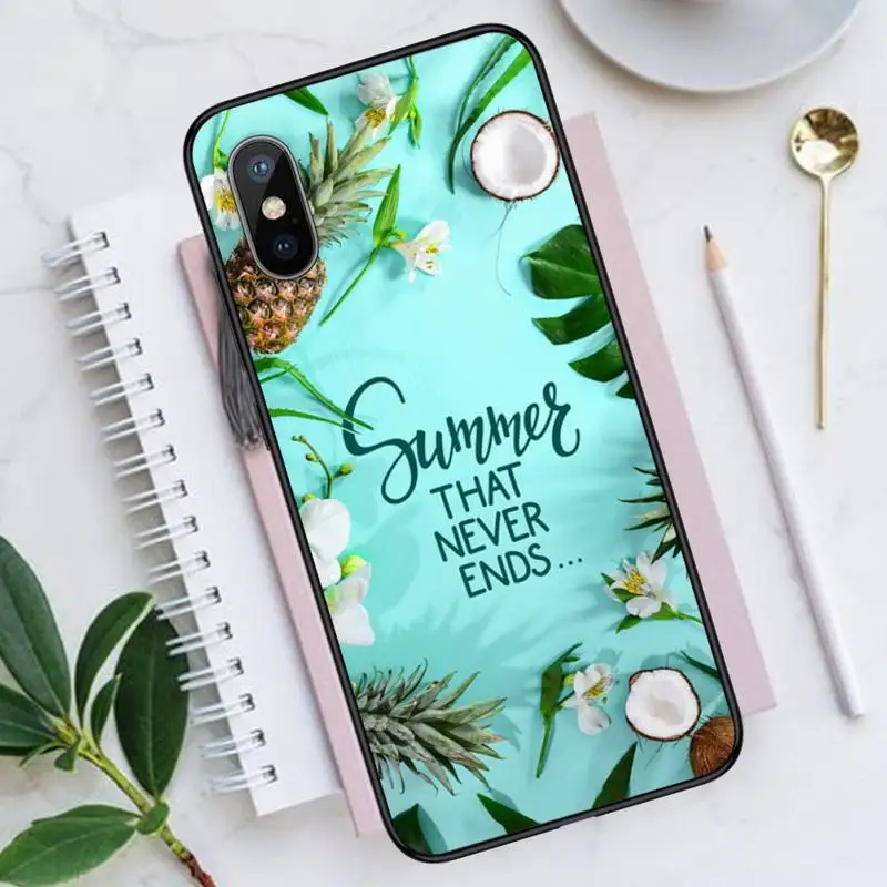 

Cool in summer letter pattern Phone Case for iPhone 11 12 pro XS MAX 8 7 6 6S Plus X 5S SE 2020 XR funda coque