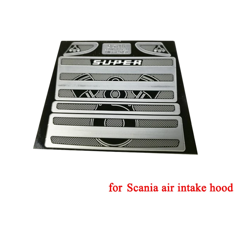 

Металлическая решетка воздухозаборника для радиоуправляемого грузовика 1/14 Tamiya R730 R470 R620 56323