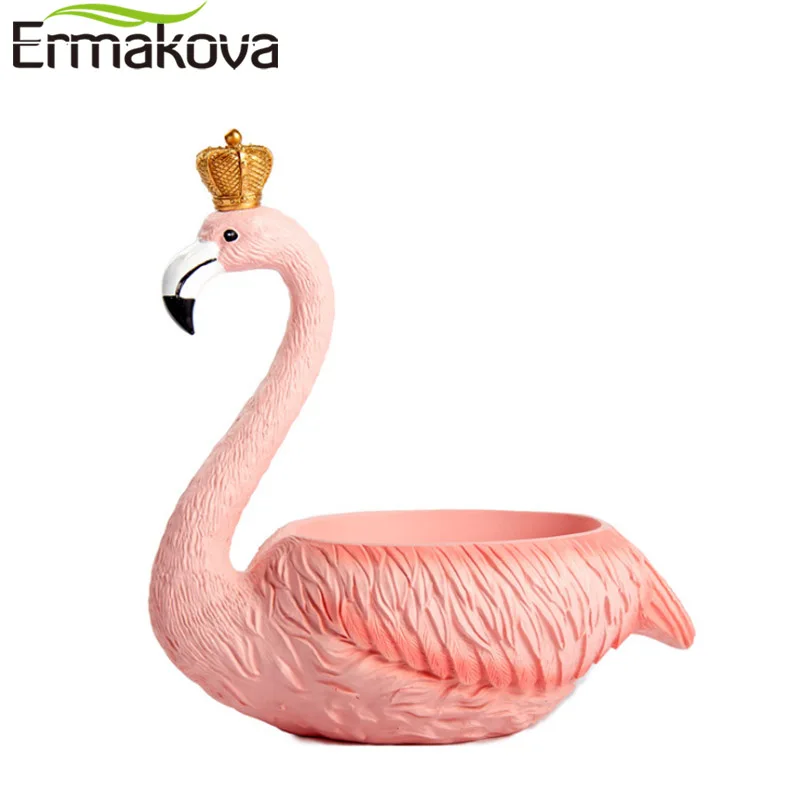 ERMAKOVA Смола Фламинго Статуэтка ремесла пара статуя рабочего стола офисное